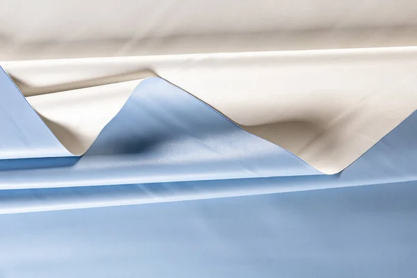 Superficie Cuero Artificial Con Pliegues Para Coser Ropa Delicado Color — Foto de Stock