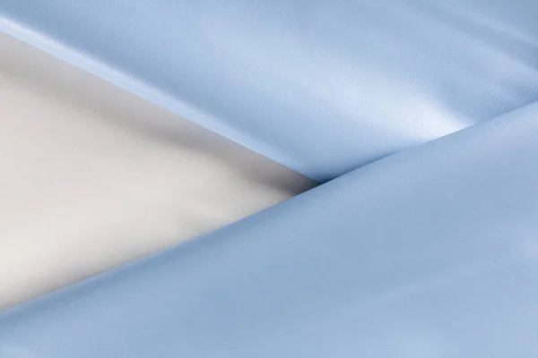 Superficie Cubierta Cuero Artificial Para Coser Ropa Delicado Color Azul — Foto de Stock