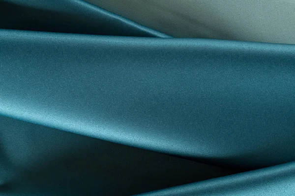 Tela Cortina Apagón Azul Marino Plegado Pliegues Color Vista Superior — Foto de Stock