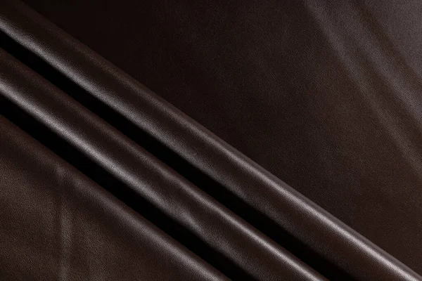 어두운 초콜릿 바느질하기 가죽접기 — 스톡 사진
