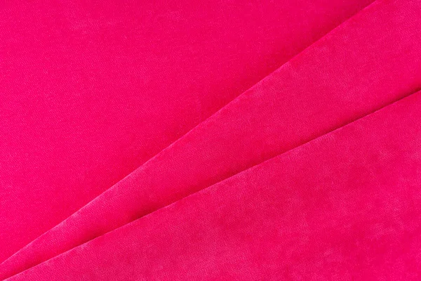 Tela Tecido Cortina Rosa Brilhante Drapeado Com Plissados Diagonais — Fotografia de Stock