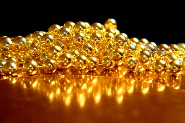 Złoty Brokat Biżuteria Abstrakcyjne Tło Koncepcja Piękna Konsystencji Mody — Zdjęcie stockowe