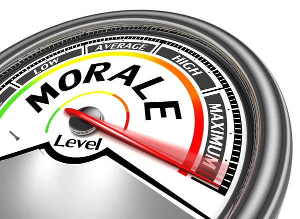 Morale conceptual meter — Stock Photo, Image