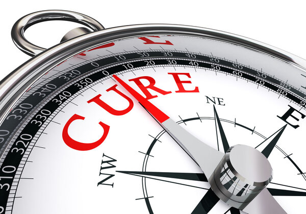 cure red word on conceptual compass