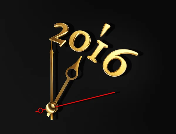 Nieuwjaar 2016 komt — Stockfoto