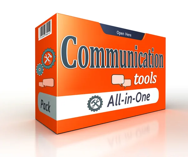 Outils de communication orange pack concept — Photo