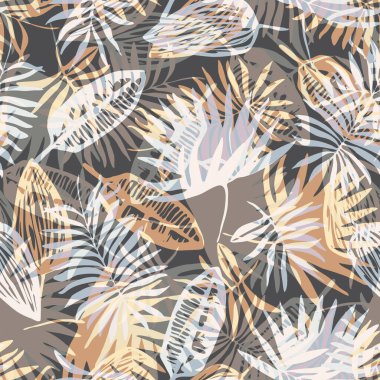 Boya yapraklı nötr renkler