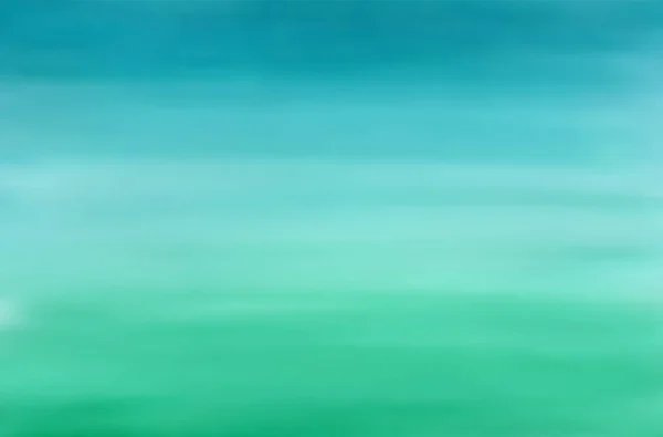 Aquarelle horizontale dégradée bleue et verte — Image vectorielle