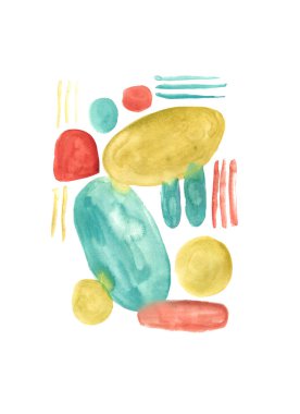 Parlak soyut el çizimi suluboya arkaplan