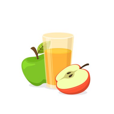 Bir bardak elma suyu..