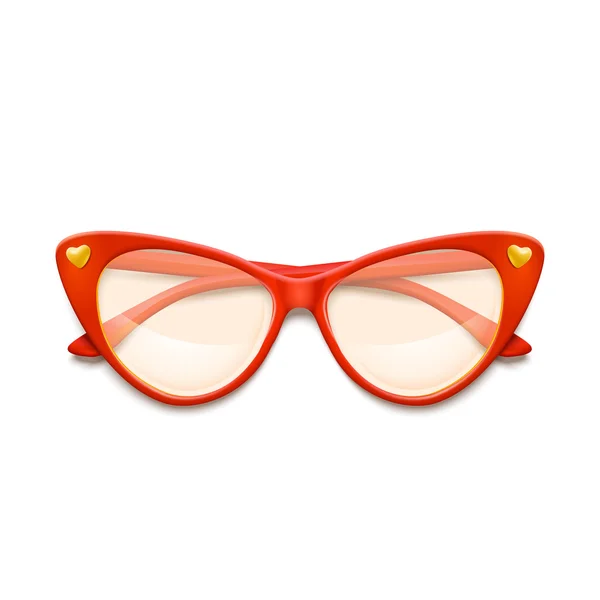 Frauen Vintage-Brille. — Stockvektor