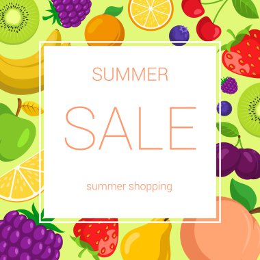 Meyve parlak arka plan.