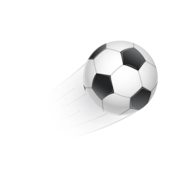 Soccer ball isolated on white. — Stock Vector