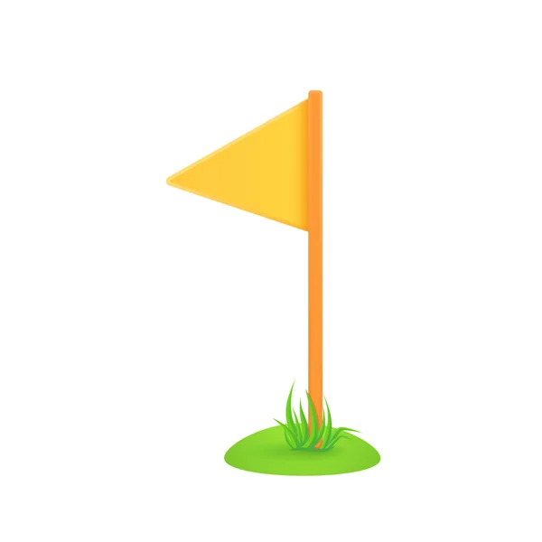 Field corner flag. — Stock Vector