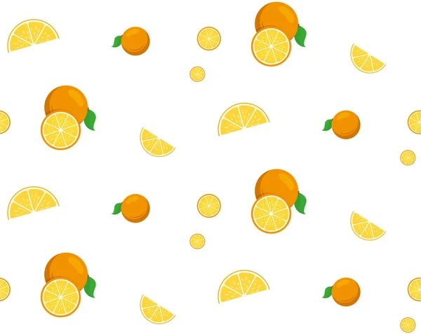 Orangen Zitrus Hintergrund. — Stockvektor