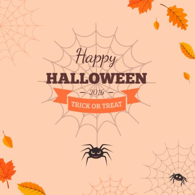 Örümcek web ve metin bloğu.