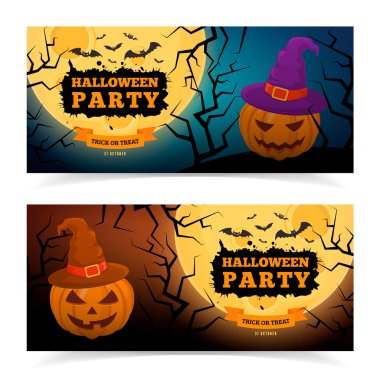 Cadı şapka ürkütücü kabak.