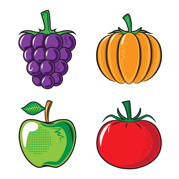 Vegetables collection. — Stock Vector