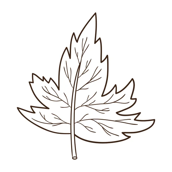 Hoja de boceto aislada en blanco . — Vector de stock