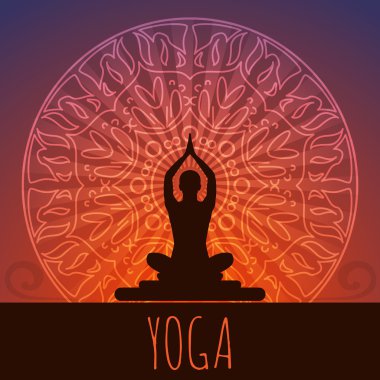 Yoga arka plan.