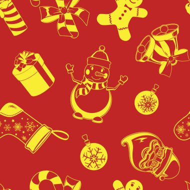 Noel tatili seamless modeli.