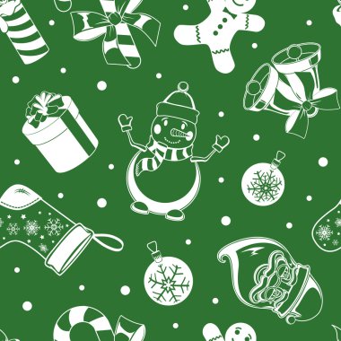 Noel tatili seamless modeli.