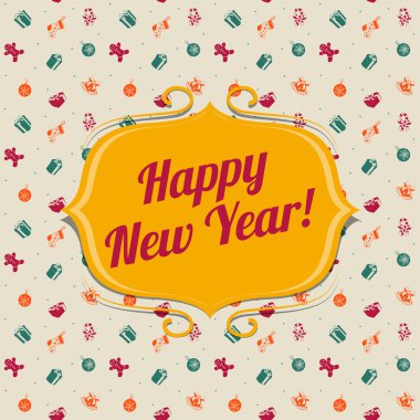 Yeni yıl tatili arka plan.