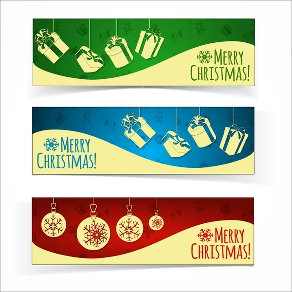 Christmas banners. Stock Vector