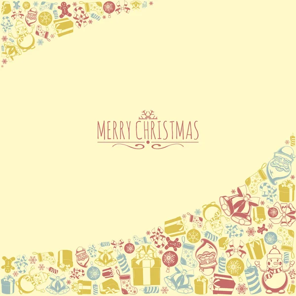 Christmas holiday background. — Stock Vector
