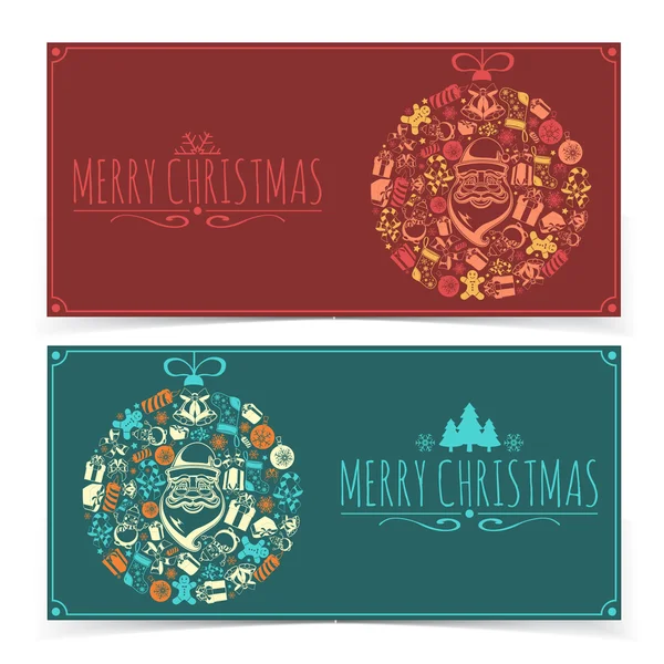 Christmas banners. — Stock Vector