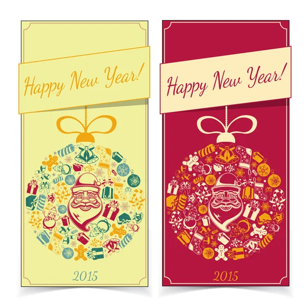 New year banners. — Stock Vector