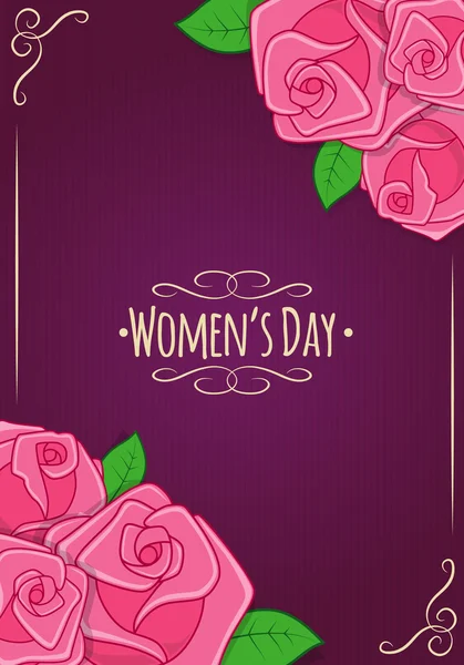 Eight 8 of March, Womens Day background. — Stock vektor