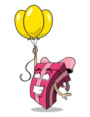 Present box character.