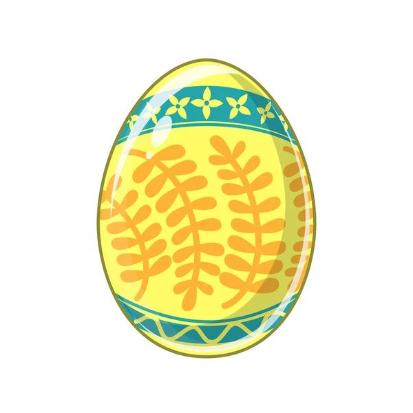 Easter egg. Bright colored holiday symbol. — Stock Vector