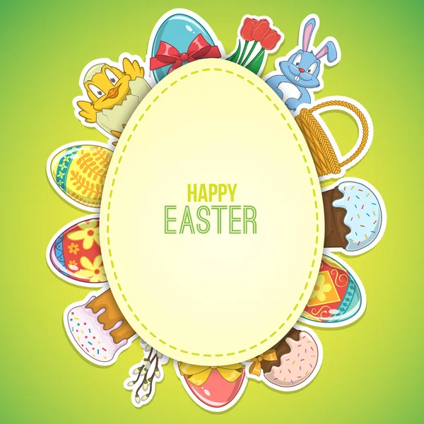 Easter background. — Stock Vector