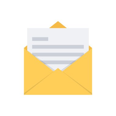 zarfı açabilir. posta simgesi.