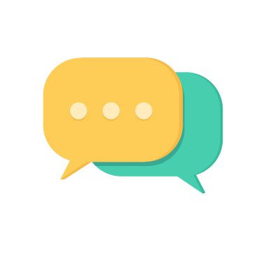 Speech bubbles. Chat symbol.