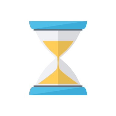 Sand clock. Time wait symbol.