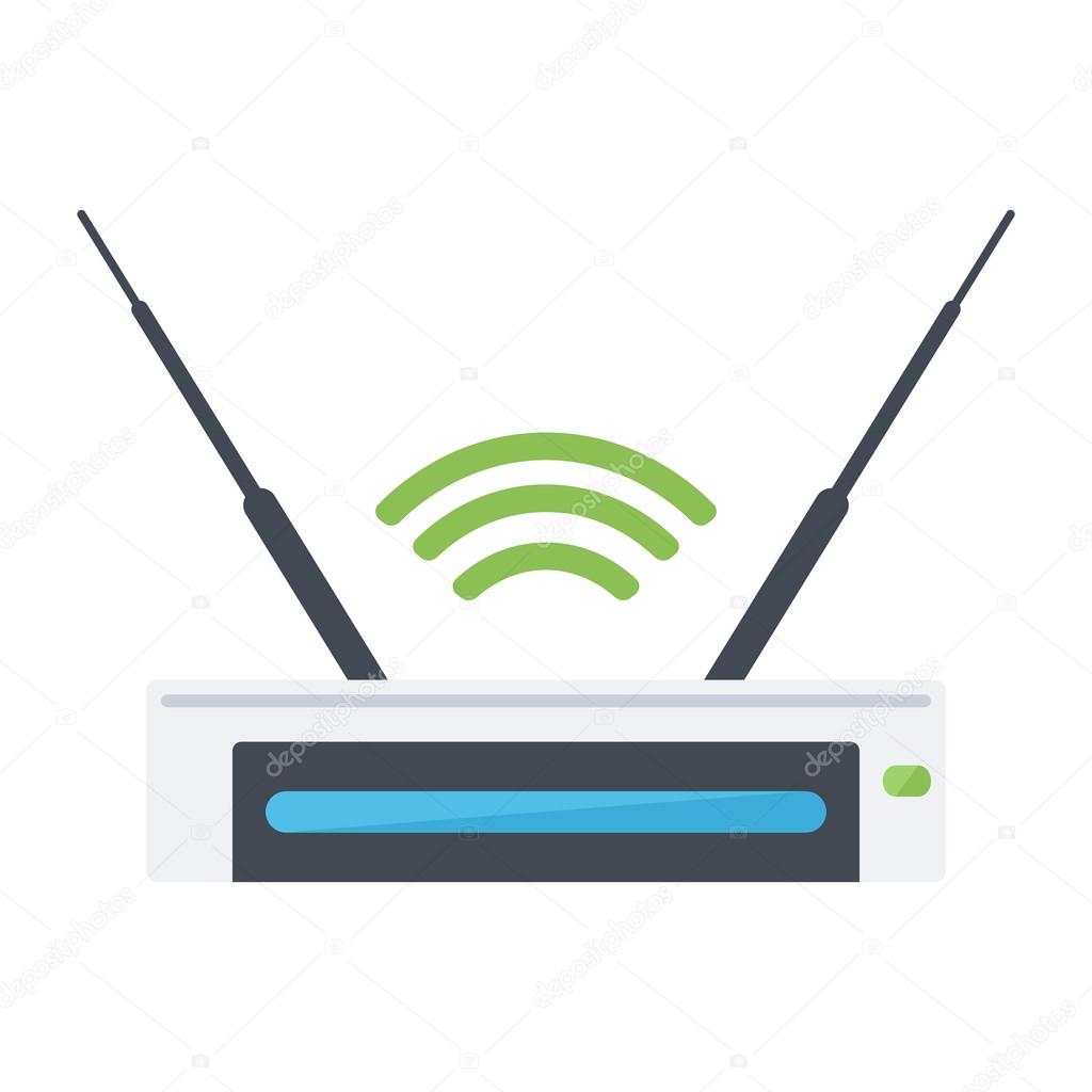 Routeur Réseau Routeur Wifi 3d Routeur Sans Fil De Service Internet  Illustration De Stock Vectoriel