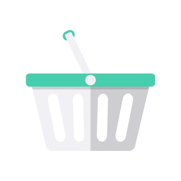 Shopping plastic cart. — Stockvector