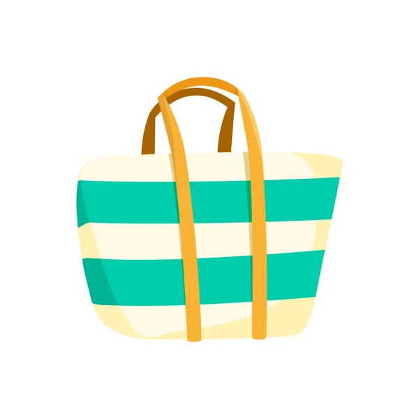Bag beach accessory. — Stock Vector