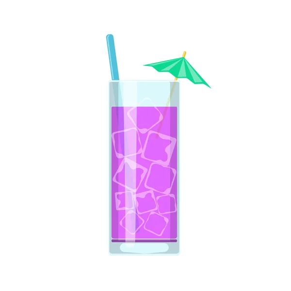 Bicchiere da cocktail. — Vettoriale Stock
