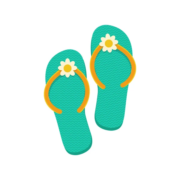 Strand slipper. — Stockvector