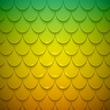 Pattern of semicircles in squama style. clipart