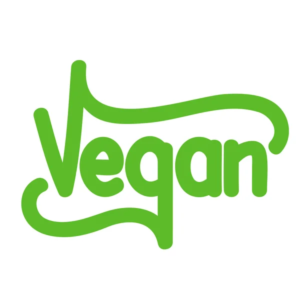 Vegetarian green text. — Stock Vector