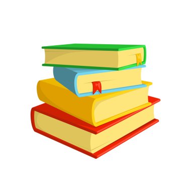 Kitap yığını.