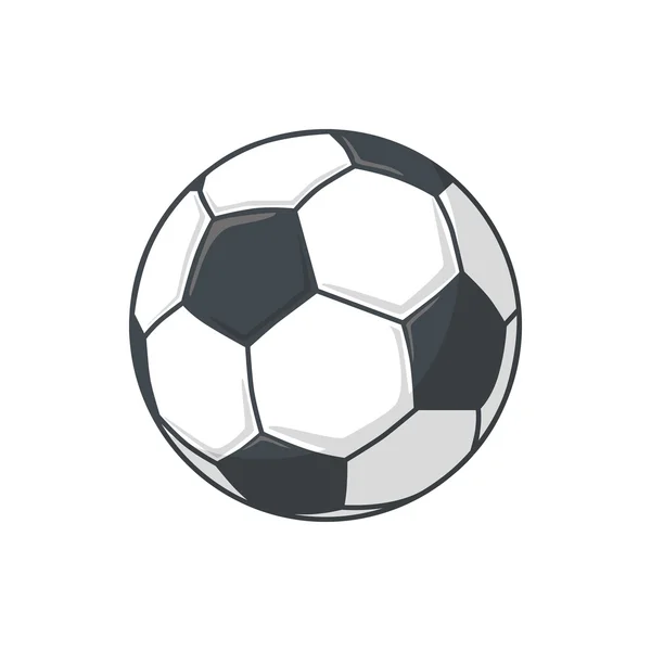 Soccer ball. — Stock Vector