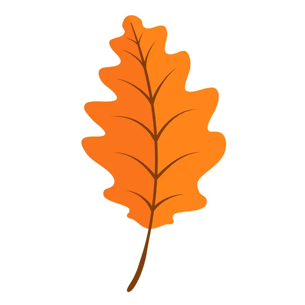 Осенний яркий осенний лист . — стоковый вектор