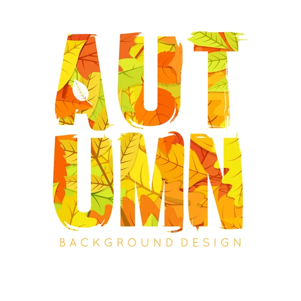 Autumn background. — Stock Vector