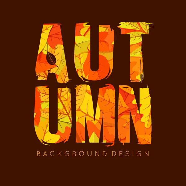 Autumn background. — Stock Vector